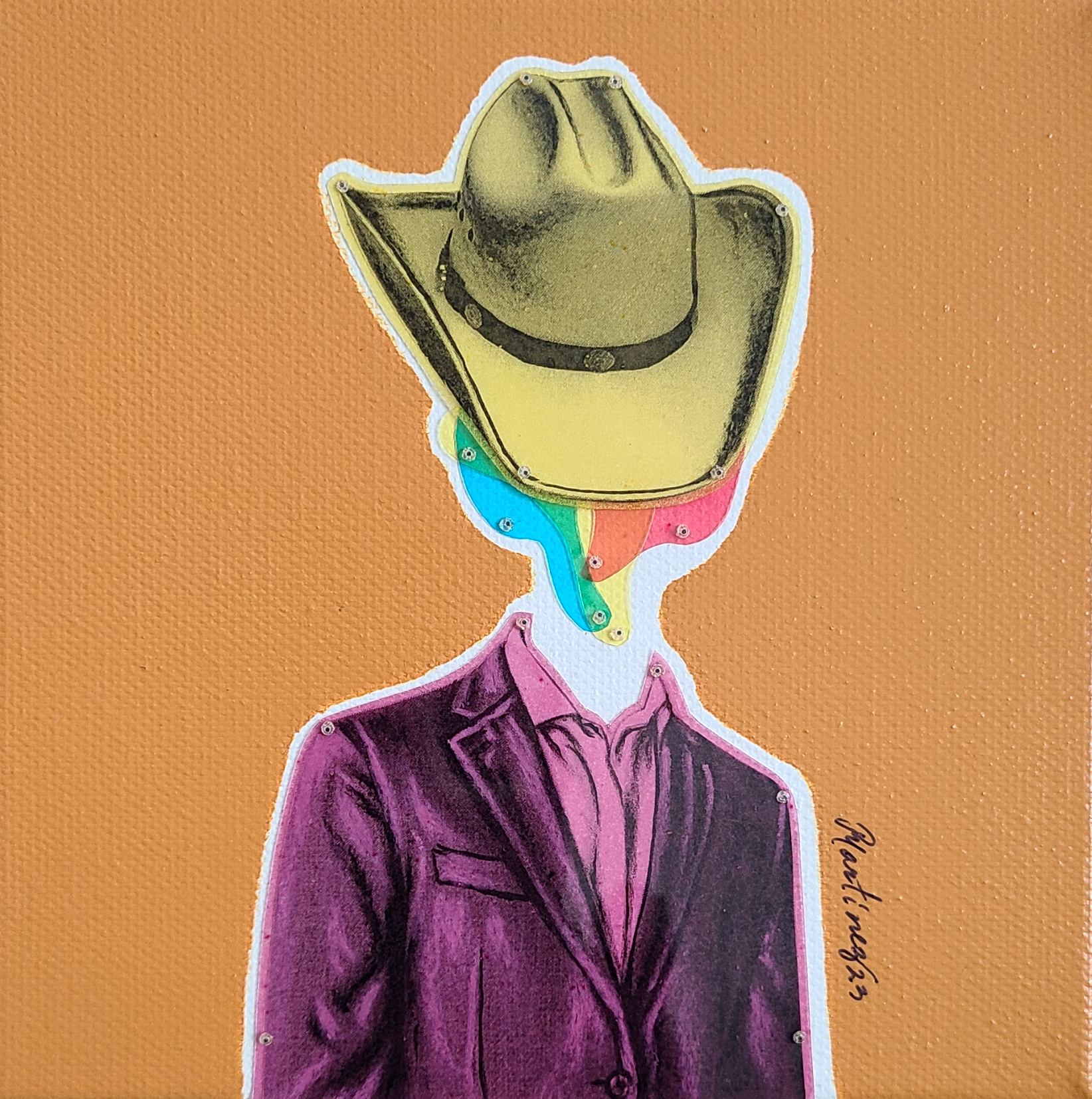 Romulo Martinez, hat, cowboy, farm land